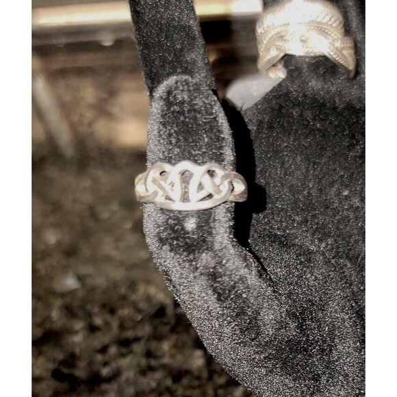 Celtic Knot Sterling Silver Ring Band Artisan Craft Quality Ring sz 6 - Picture 9 of 15